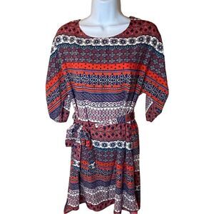 Boho Print Dress - Small